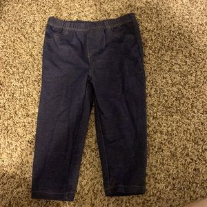 Carter’s jean colored leggings 18 months